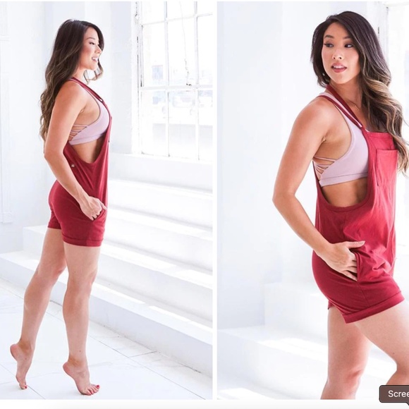 Namastetics one the move overalls short - Picture 3 of 5